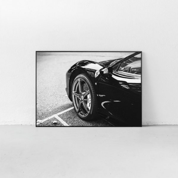 Black Ferrari Affordable Wall Art